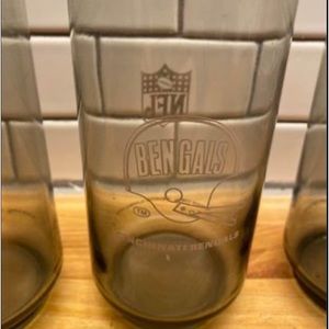 Cincinnat Bengals glassware glasses